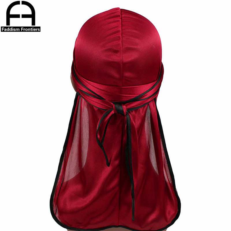 Men'S Fashion With Hat - Nieuwe Mode Mannen Satijn Durags Biker