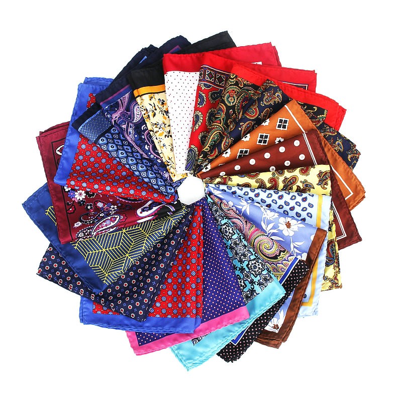 Men'S Fashion X - Nieuwe Mode Mannen Zakdoek Pocket Plein