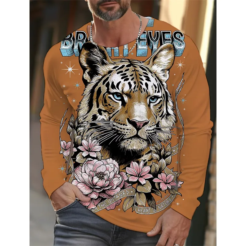 3D-geprinte casual heren T-shi - Mens Fashion Clothes recensie en prijs