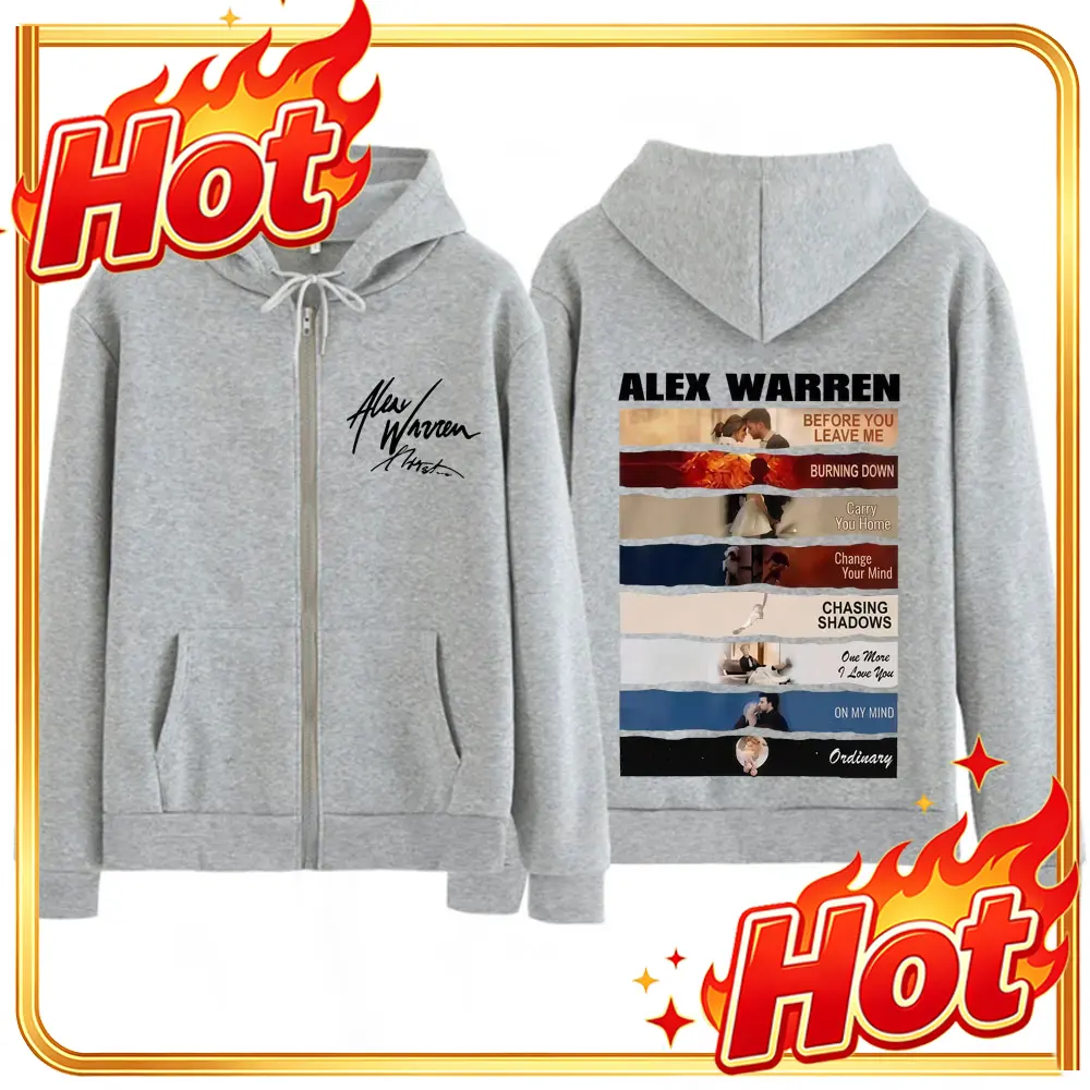 Zanger Alex Warren 2026 Tour P - Mens Fashion Zip Up Hoodies recensie en prijs