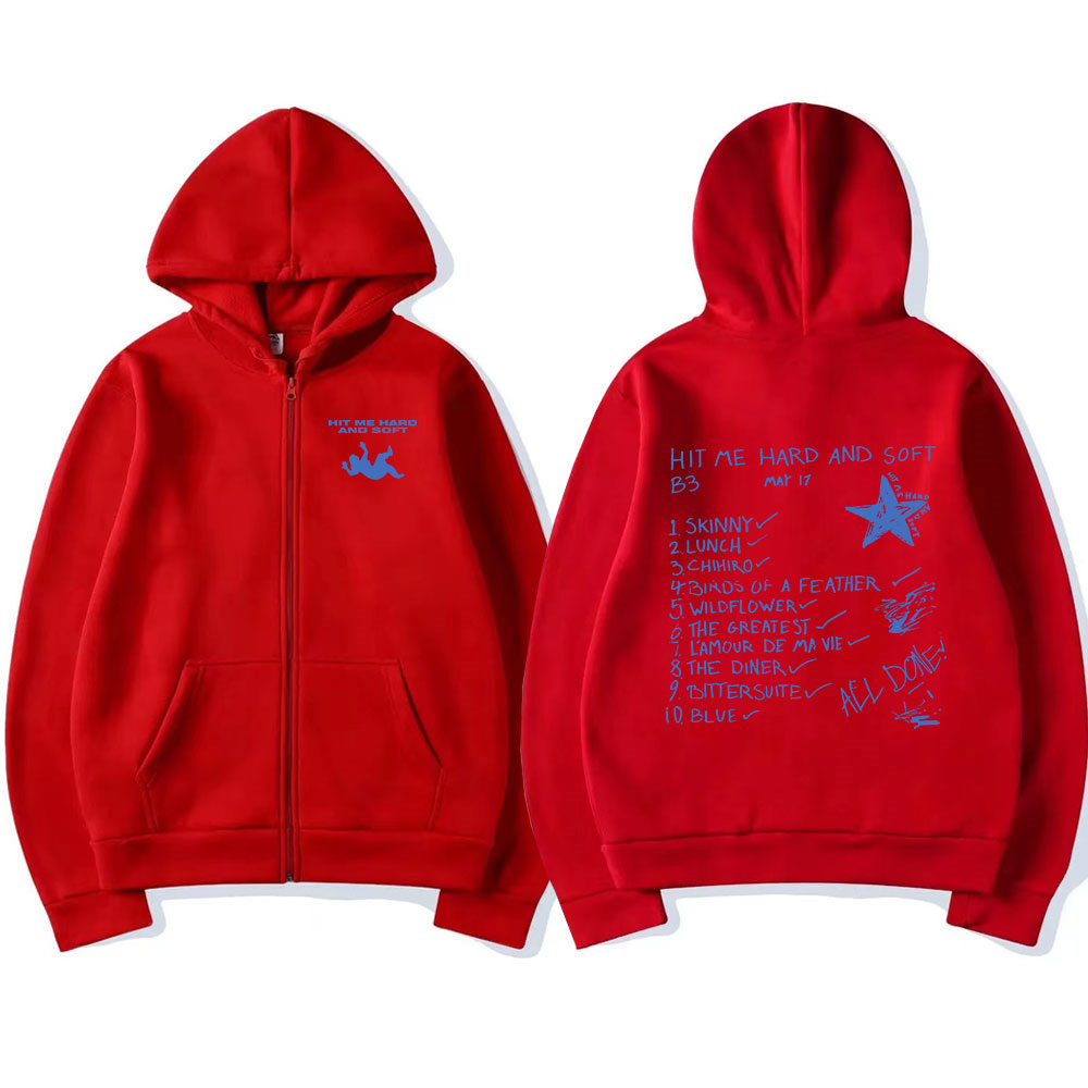 Hit Me Hard and Soft 2024 Tour - Mens Fashion Zip Up Hoodies recensie en prijs