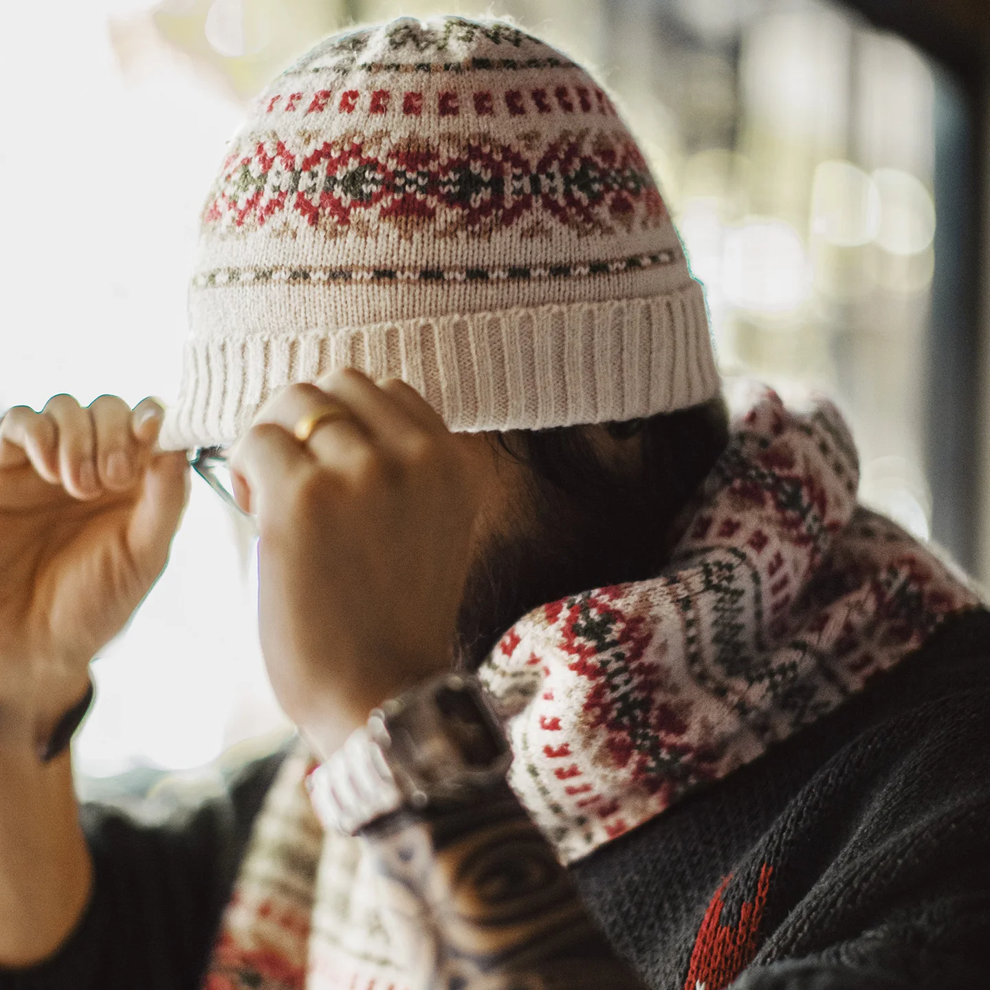 Maden Unisex Vintage Fair Isle - Men'S Fashion With Hat recensie en prijs