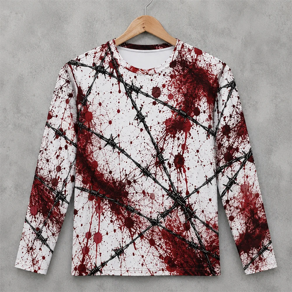 3D-print Halloween T-shirt met - Mens Fashion Summer recensie en prijs