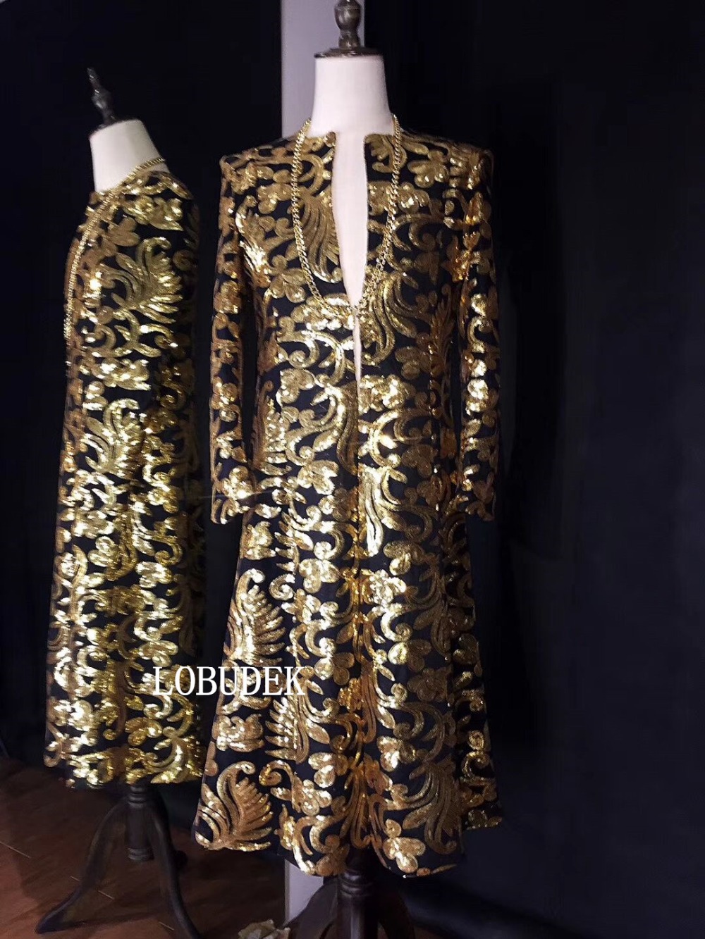 Gouden Pailletten Trenchcoat M - Men'S Fashion X recensie en prijs