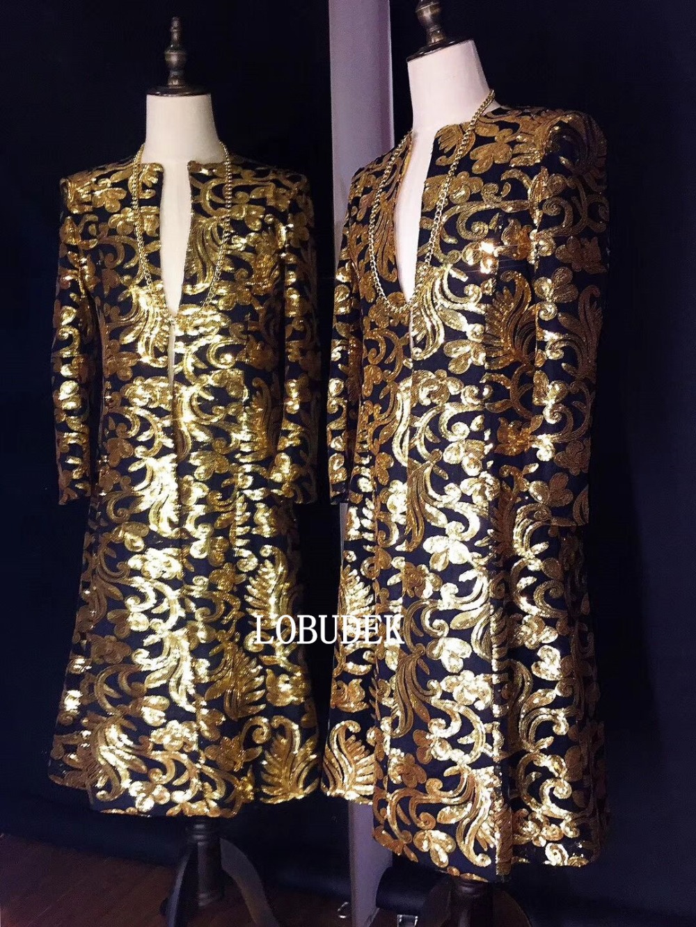 Gouden Pailletten Trenchcoat M - Men'S Fashion X recensie en prijs
