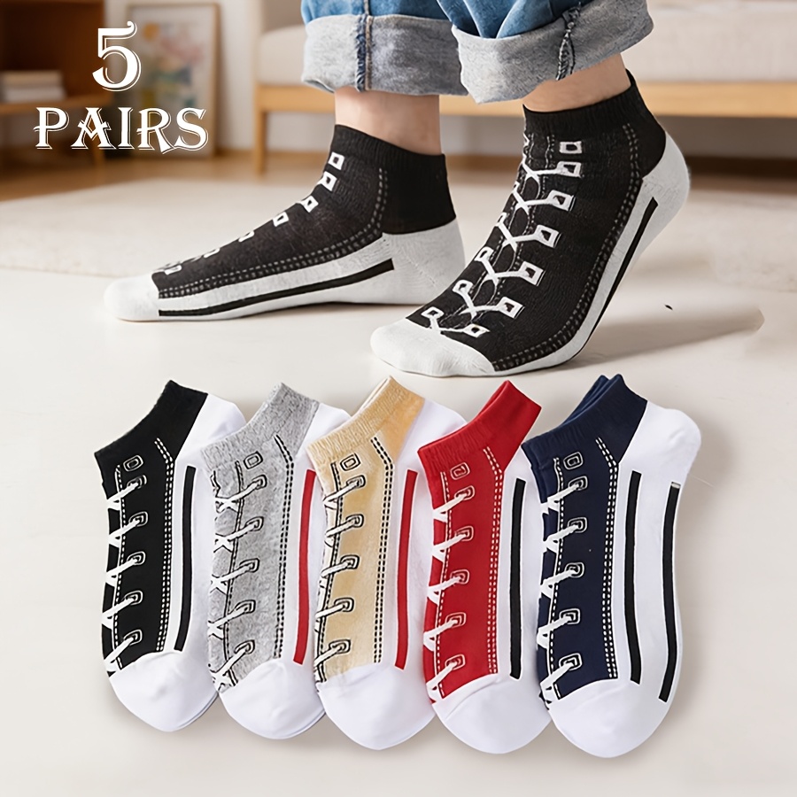 5 paar heren zomer dunne katoe - Socks Ankle Men recensie en prijs