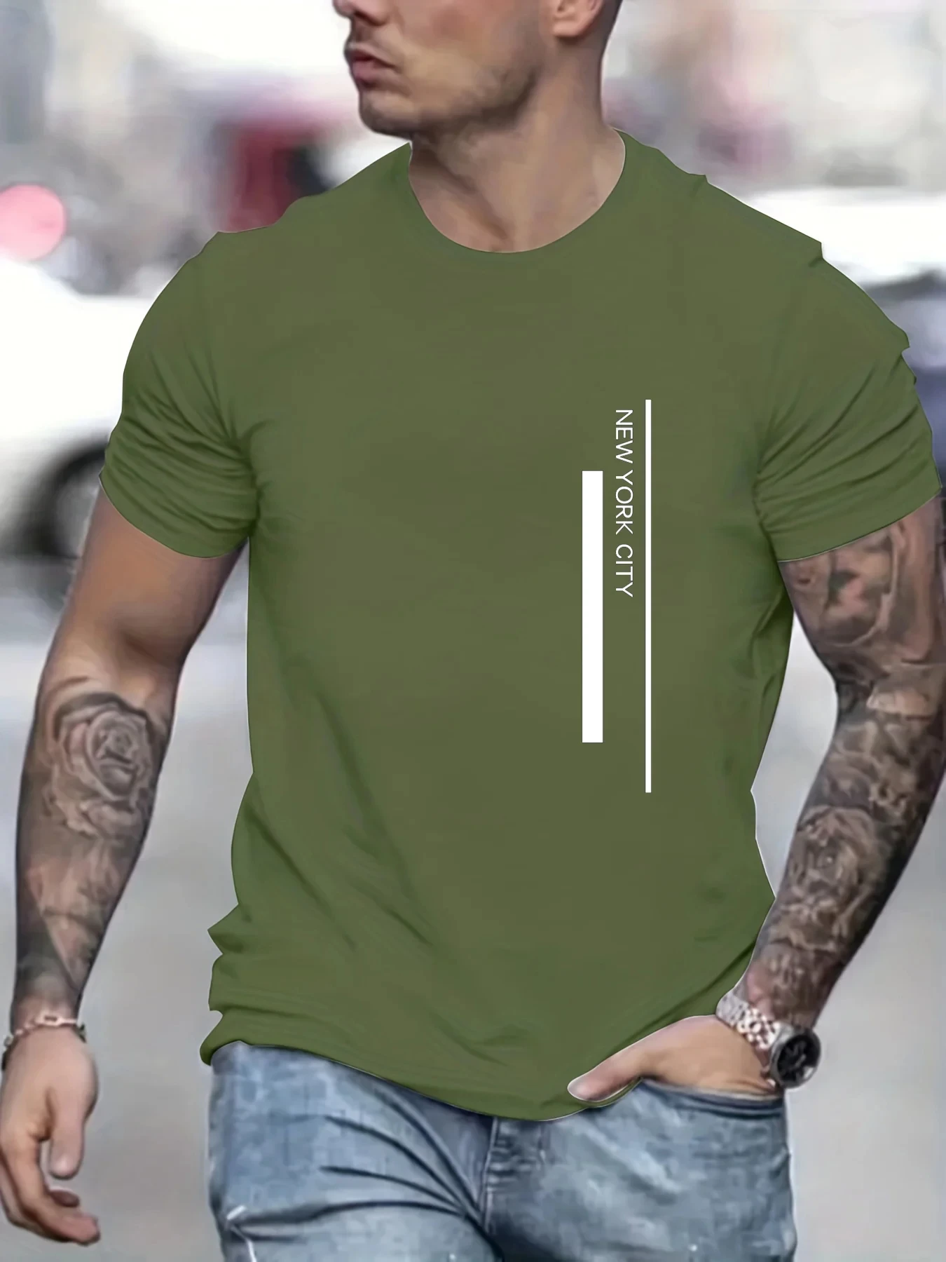 Mode NEW YORK CITY T-shirt met - Men'S Fashion New York recensie en prijs