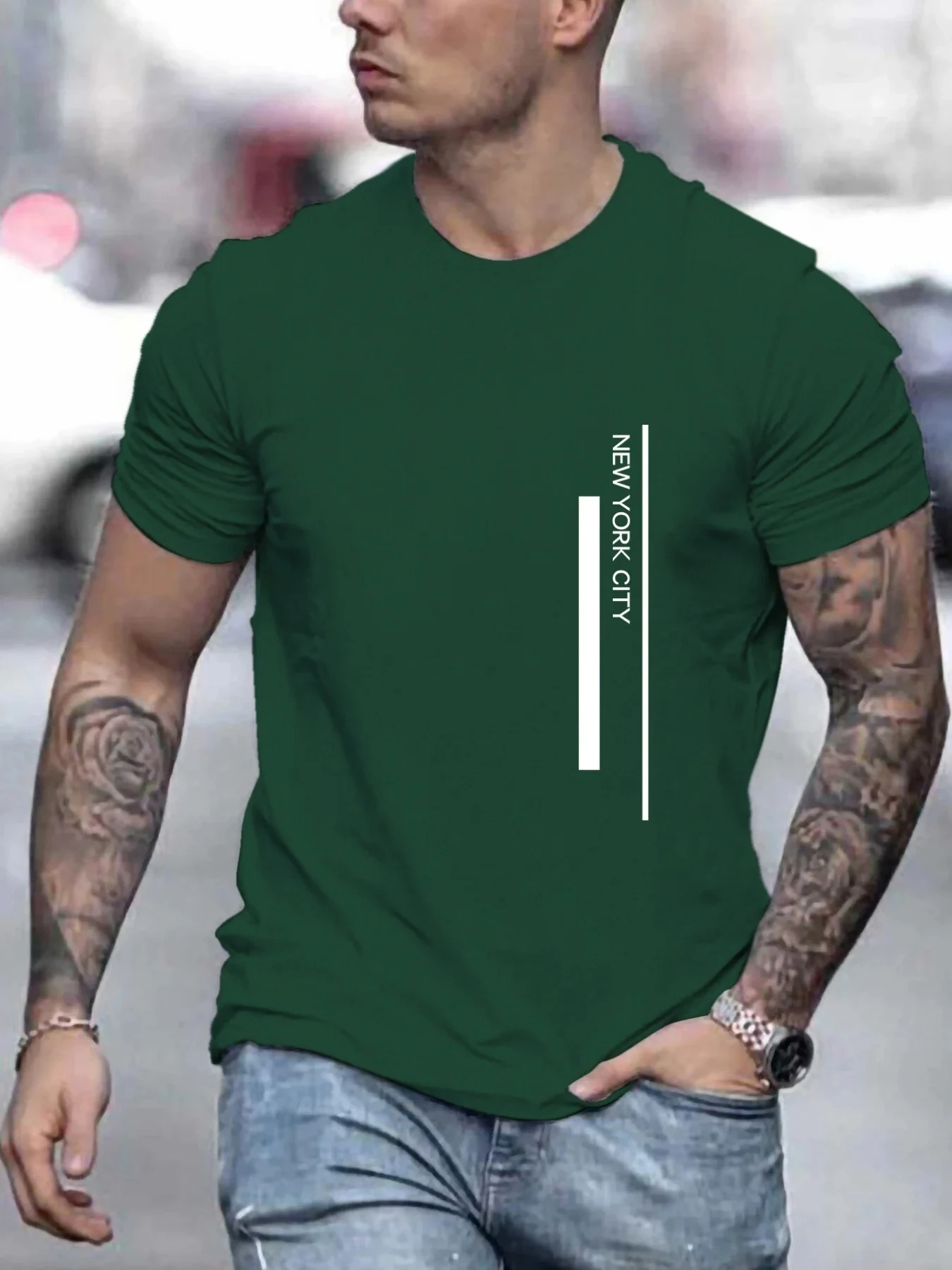 Mode NEW YORK CITY T-shirt met - Men'S Fashion New York recensie en prijs