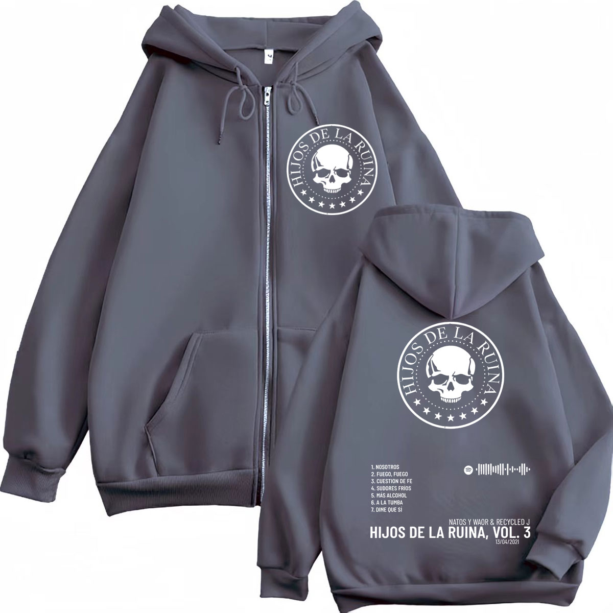 Rap Duo Natos Y Waor Hijos De  - Mens Fashion Zip Up Hoodies recensie en prijs
