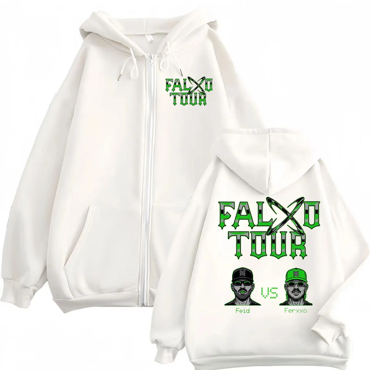 Feid Vs Ferxxo Falxxo Tour 202 - Mens Fashion Zip Up Hoodies recensie en prijs